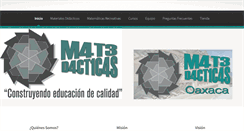 Desktop Screenshot of matedacticas.com